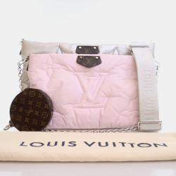 Pre Owned Louis Vuitton Pillow Multi Pochette Accessoires Pink/Silver Econyl Nylon Crossbody Bag