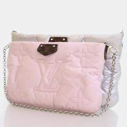 Pre Owned Louis Vuitton Pillow Multi Pochette Accessoires Pink/Silver Econyl Nylon Crossbody Bag