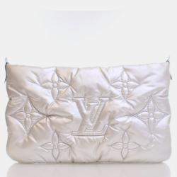 Pre Owned Louis Vuitton Pillow Multi Pochette Accessoires Pink/Silver Econyl Nylon Crossbody Bag