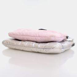 Pre Owned Louis Vuitton Pillow Multi Pochette Accessoires Pink/Silver Econyl Nylon Crossbody Bag
