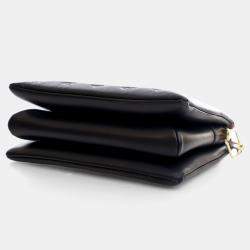 Louis Vuitton Coussin PM Black Embossed Lambskin Shoulder Bag