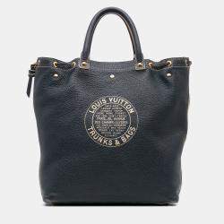 Louis Vuitton Navy Blue Tobago Trunks and Bags Shoe Bag