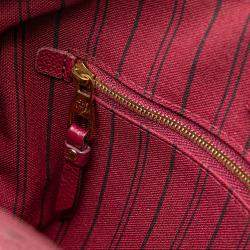 Louis Vuitton Burgundy Monogram Empreinte Speedy Bandouliere 25
