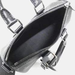 Louis Vuitton Monogram Eclipse Reverse Keepall Bandouliere 25Cm Boston Bag