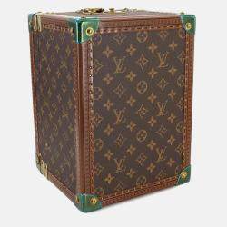 Louis Vuitton Monogram Boite Flacons Makeup Box Vanity Handbag Brown