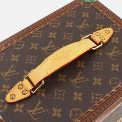 Louis Vuitton Monogram Boite Flacons Makeup Box Vanity Handbag Brown