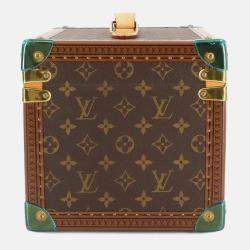 Louis Vuitton Monogram Boite Flacons Makeup Box Vanity Handbag Brown