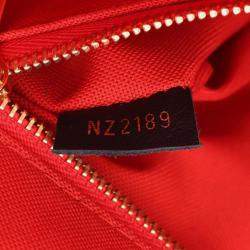 Pre Owned Louis Vuitton OnTheGo GM Coated Canvas Brown/Beige Monogram Giant Reverse Tote Bag