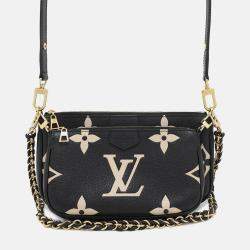 Louis Vuitton Shoulder Bag Monogram Empreinte Multi Pochette Accessoires Black