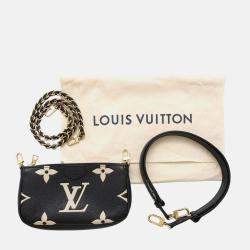 Louis Vuitton Shoulder Bag Monogram Empreinte Multi Pochette Accessoires Black