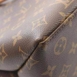 Louis Vuitton Petit Pale PM Brown Coated Canvas Leather Monogram Handbag 