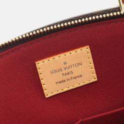 Louis Vuitton Petit Pale PM Brown Coated Canvas Leather Monogram Handbag 