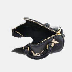 Louis Vuitton Handbag Bicolor Monogram Empreinte Papillon Bb Shoulder Bag Black