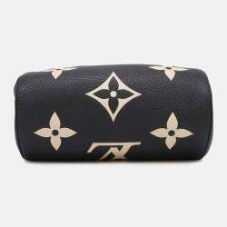 Louis Vuitton Handbag Bicolor Monogram Empreinte Papillon Bb Shoulder Bag Black