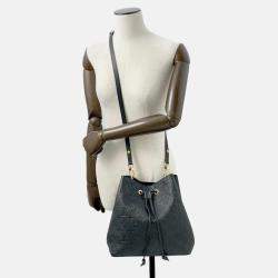 Louis Vuitton Handbag Monogram Empreinte Neonoe Mm Shoulder Bag Black