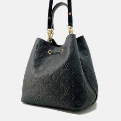 Louis Vuitton Handbag Monogram Empreinte Neonoe Mm Shoulder Bag Black