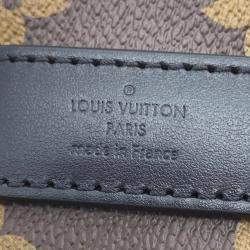 Louis Vuitton Shoulder Bag Monogram Macassar Keepall Bandouliere 25