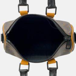 Louis Vuitton Shoulder Bag Monogram Macassar Keepall Bandouliere 25