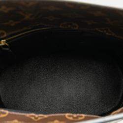 Louis Vuitton Tressage Brown Black PVC Leather Tote Shoulder Bag