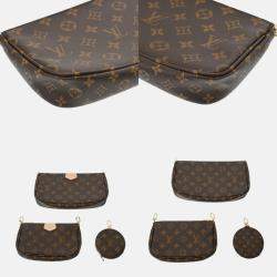 Louis Vuitton Monogram Multi Pochette Accessoires Rose Clair Canvas Shoulder Bag