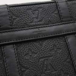 Louis Vuitton Monogram Taurillon Trunk Messenger Pm Shoulder Bag Black