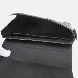 Louis Vuitton Monogram Taurillon Trunk Messenger Pm Shoulder Bag Black