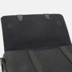 Louis Vuitton Monogram Taurillon Trunk Messenger Pm Shoulder Bag Black