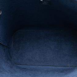Louis Vuitton Blue Epi Neverfull MM
