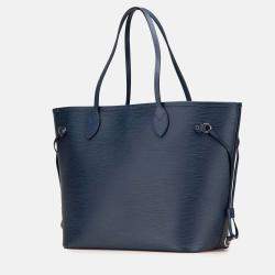 Louis Vuitton Blue Epi Neverfull MM