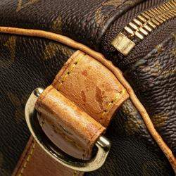 Louis Vuitton Brown Monogram Keepall Bandouliere 50