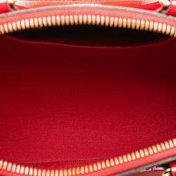 Louis Vuitton Red Monogram Vernis Alma BB