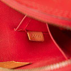 Louis Vuitton Red Monogram Vernis Alma BB