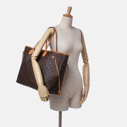 Louis Vuitton Brown Monogram Neverfull MM