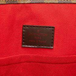 Louis Vuitton Brown Damier Ebene Sac Plat