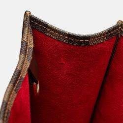 Louis Vuitton Brown Damier Ebene Sac Plat