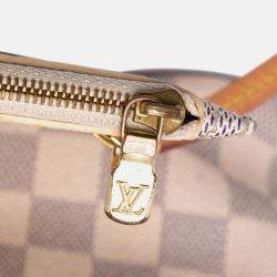 Louis Vuitton White Damier Azur Neverfull MM