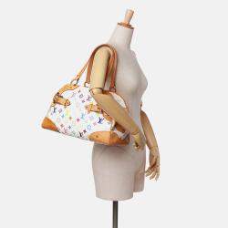 Louis Vuitton White Monogram Multicolore Claudia