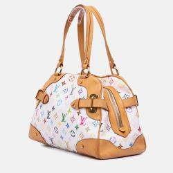 Louis Vuitton White Monogram Multicolore Claudia