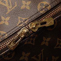 Louis Vuitton Brown Monogram Keepall Bandouliere 55