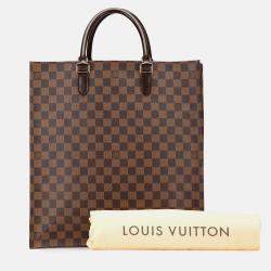 Louis Vuitton Brown Damier Ebene Sac Plat