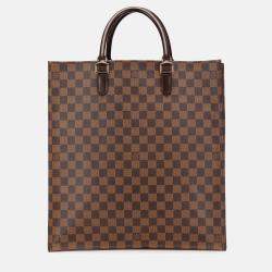 Louis Vuitton Brown Damier Ebene Sac Plat