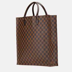 Louis Vuitton Brown Damier Ebene Sac Plat