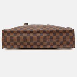 Louis Vuitton Brown Damier Ebene Sac Plat
