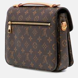 Louis Vuitton Brown Monogram Pochette Metis