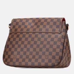 Pre Owned Louis Vuitton Brown Damiere Ebene Besace Rosebery