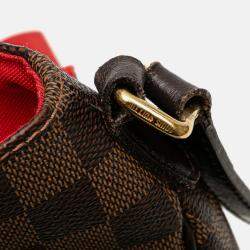 Pre Owned Louis Vuitton Brown Damiere Ebene Besace Rosebery