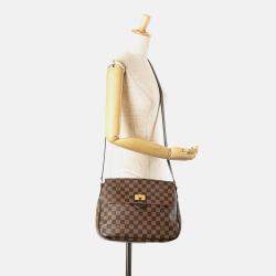 Pre Owned Louis Vuitton Brown Damiere Ebene Besace Rosebery