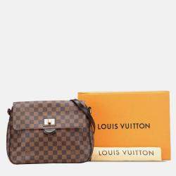 Pre Owned Louis Vuitton Brown Damiere Ebene Besace Rosebery