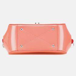 Pre Owned Louis Vuitton Pink Monogram Vernis Pasadena Handbag