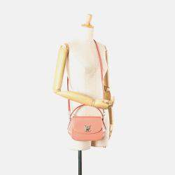 Pre Owned Louis Vuitton Pink Monogram Vernis Pasadena Handbag